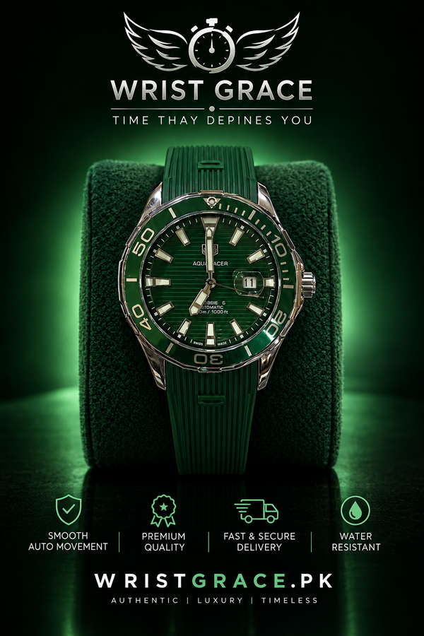 Tag Aqua racer | Smooth  Movment |  Silicone Strap Watch |  for Men Limited Edition