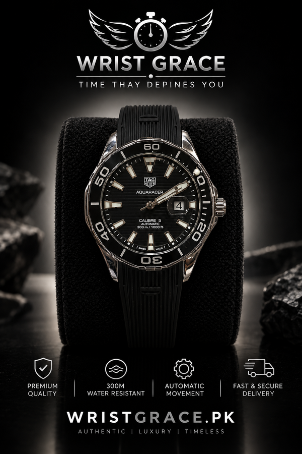 Tag Aqua racer | Smooth  Movment |  Silicone Strap Watch |  for Men Limited Edition